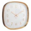 QUVIO Wandklok - 30 cm - Rosegoud en wit