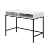 Homlando Ravenna Kaptafel - Zwart - Metaal