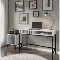 Homlando Ravenna Kaptafel - Zwart - Metaal