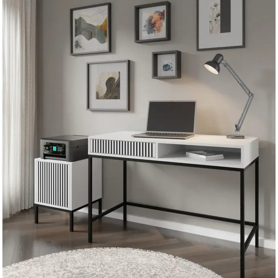 Homlando Ravenna Kaptafel - Zwart - Metaal