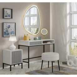 Homlando Ravenna Kaptafel - Zwart - Metaal