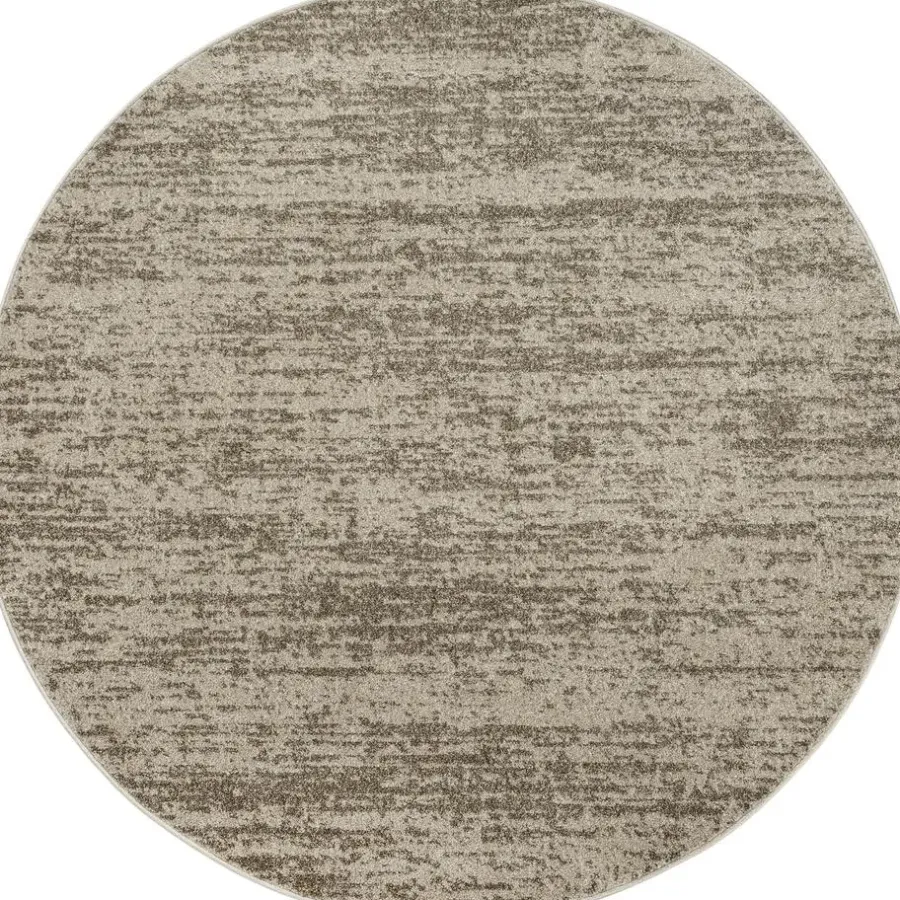Muratap Relax Oslo - Laagpolig Effen Vloerkleed - Beige - 150 CM ROND