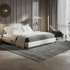 Muratap Relax Oslo - Laagpolig Effen Vloerkleed - Grijs - 250x250 CM Vierkant