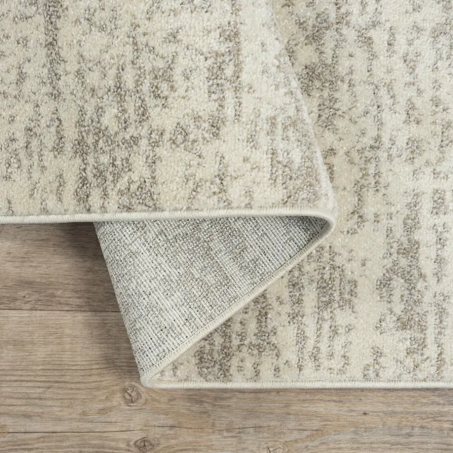 Muratap Relax Oslo - Laagpolig Effen Vloerkleed - Creme - 200x200 CM Vierkant