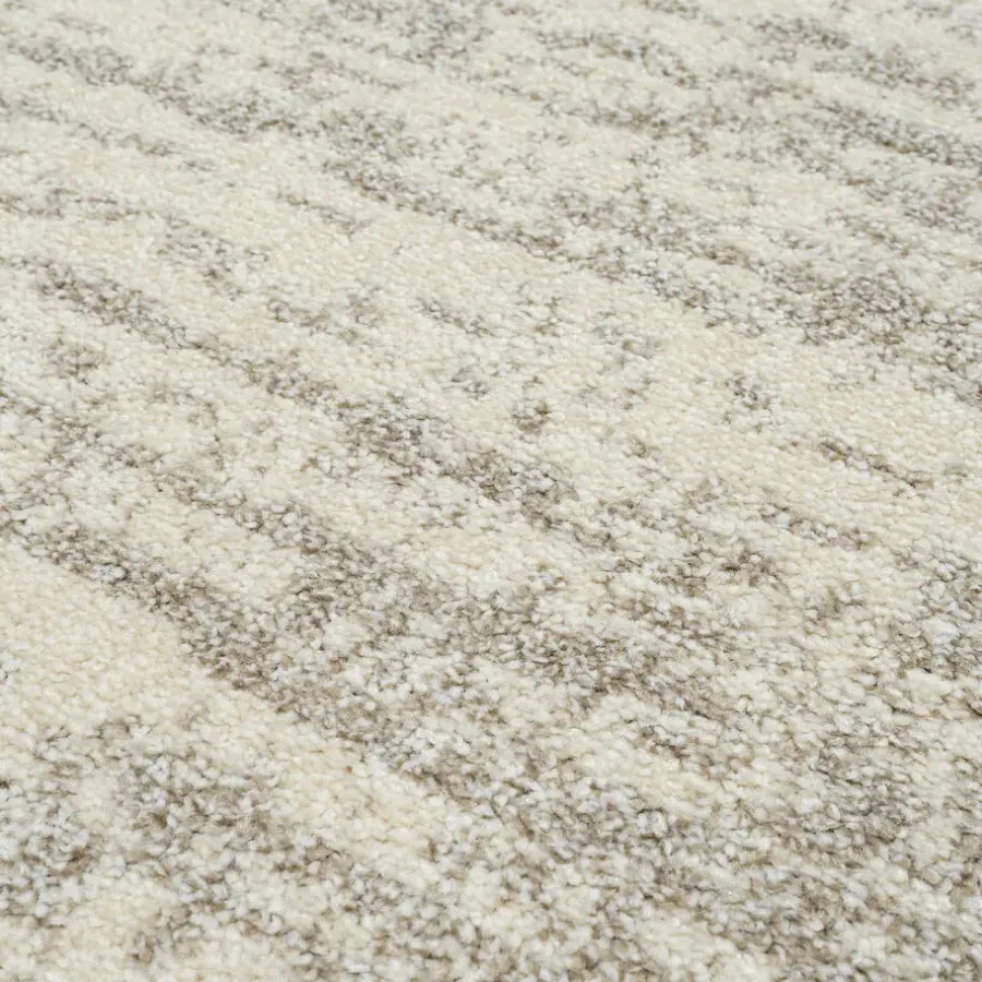 Muratap Relax Oslo - Laagpolig Effen Vloerkleed - Creme - 200x200 CM Vierkant