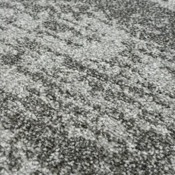 Laagpolige Vloerkleden|Ronde Vloerkleden-Muratap Relax Oslo - Laagpolig Effen Vloerkleed - Grijs - 150 CM ROND