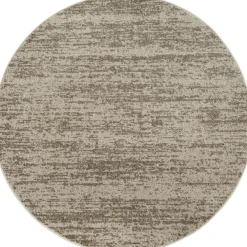 Muratap Relax Oslo - Laagpolig Effen Vloerkleed - Beige - 240 CM ROND