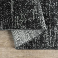 Muratap Relax Oslo - Laagpolig Effen Vloerkleed - Zwart - 160x230 CM