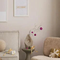Kerstballen-Relaxdays kerstballen - 50x - roze - 3, 4 en 6 cm -kunststof