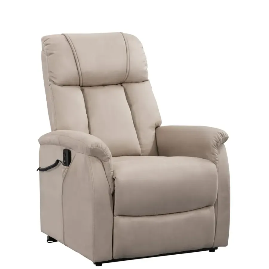 Leen Bakker Relaxfauteuil Colorado - sta-op - beige