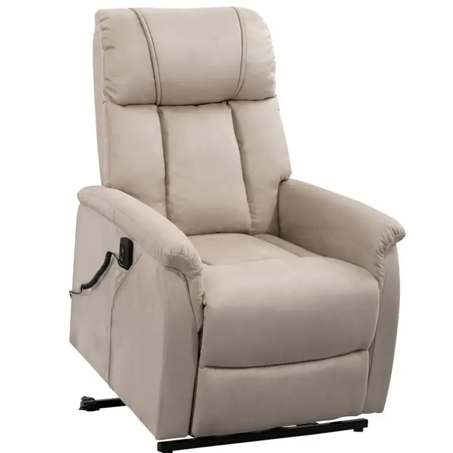 Leen Bakker Relaxfauteuil Colorado - sta-op - beige