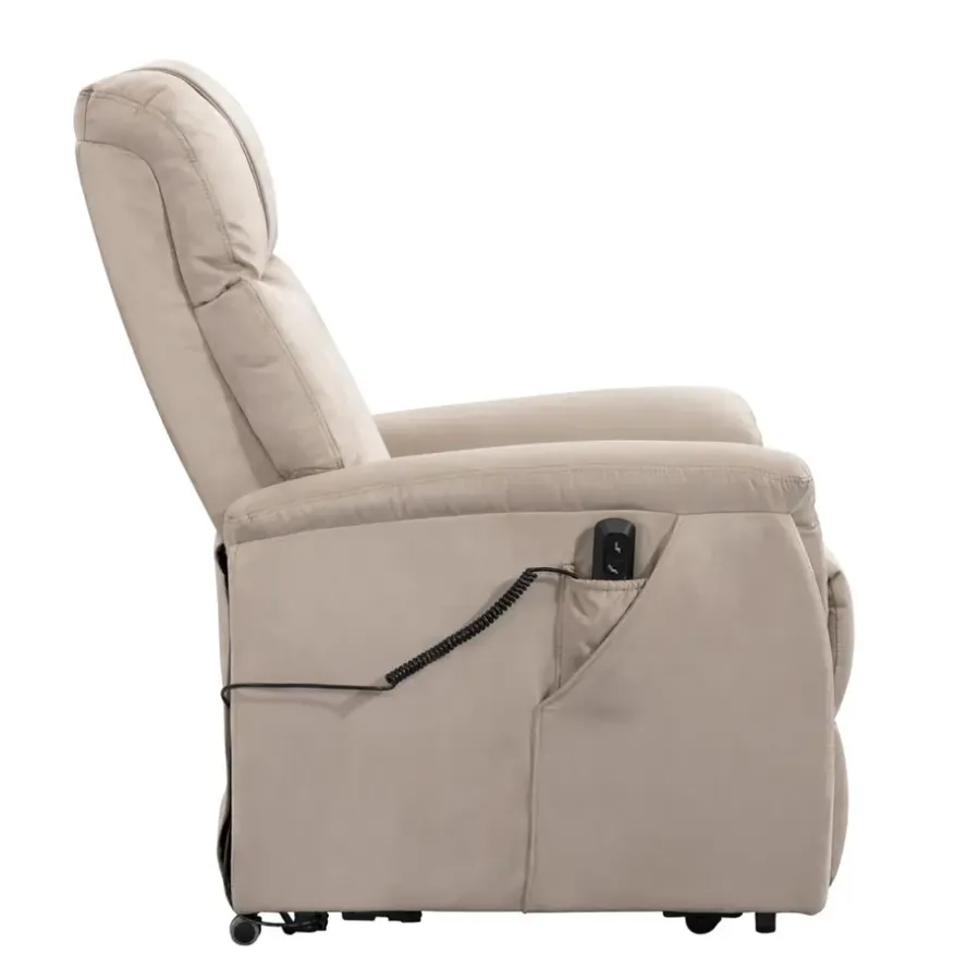 Leen Bakker Relaxfauteuil Colorado - sta-op - beige