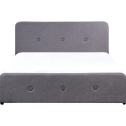 Beliani RENNES - Bed met opbergruimte - Grijs - 160x200 cm - Polyester