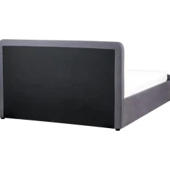 Beliani RENNES - Bed met opbergruimte - Grijs - 160x200 cm - Polyester