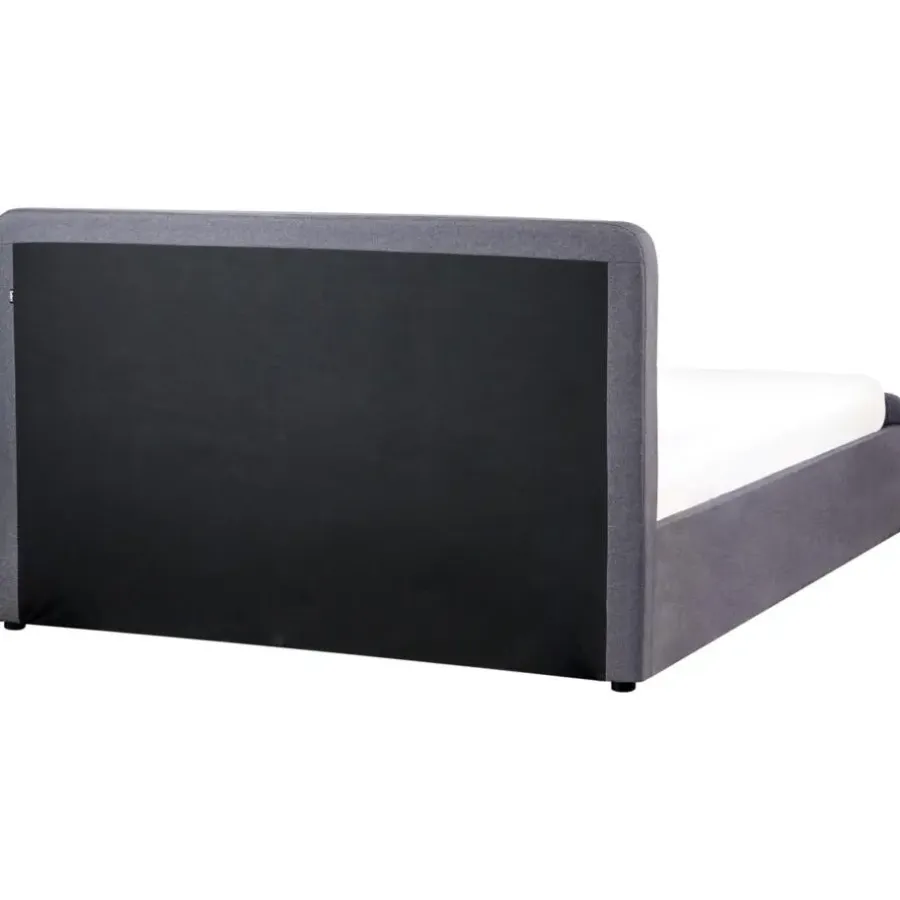 Beliani RENNES - Bed met opbergruimte - Grijs - 160x200 cm - Polyester