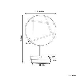 Beelden-Beliani RETHIMNO - Decoratie figuur - Wit - Marmer