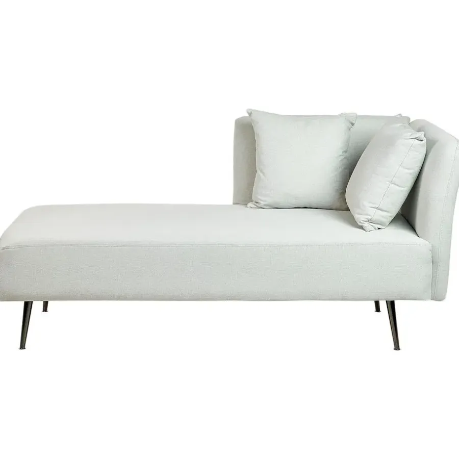 Loveseats-Beliani RIOM - Chaise longue - Mintgroen - Rechtszijdig - Stof