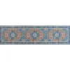 Beliani RITAPURAM - Laagpolig vloerkleed - Blauw - 80 x 300 cm - Polyester