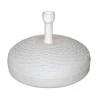 Merkloos Ronde parasolvoet - wit - rotan kunststof - D45 cm - vullen