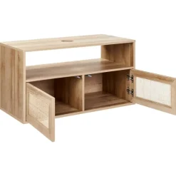 Leen Bakker ROSELL - Hangende wastafelkast - Lichthout - 86 x 45 cm - Vezelplaat