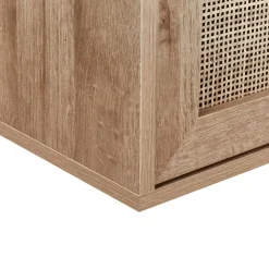 Leen Bakker ROSELL - Hangende wastafelkast - Lichthout - 86 x 45 cm - Vezelplaat