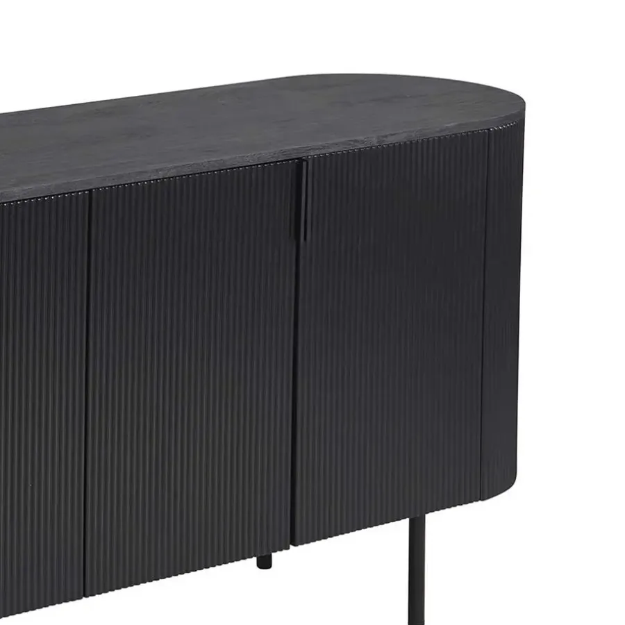 Rousseau Dressoir Lagos - 200 x 45 x 80 cm - Donkerbruin