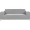 Beliani ROVIGO - Loungebank - Lichtgrijs - Polyester