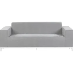 Beliani ROVIGO - Loungebank - Lichtgrijs - Polyester