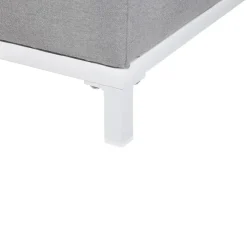 Beliani ROVIGO - Loungebank - Lichtgrijs - Polyester