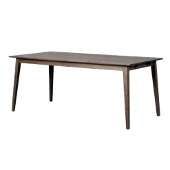 Leen Bakker Rowico Home Filippa Houten Eettafel Verlengbaar 180 cm - Donker Eiken