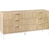 Ladekasten|Ladekasten-Leen Bakker ROYALLA - Ladekast met 6 lades - Lichtbruin - MDF