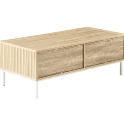 Leen Bakker ROYALLA - Salontafel - Lichtbruin - MDF