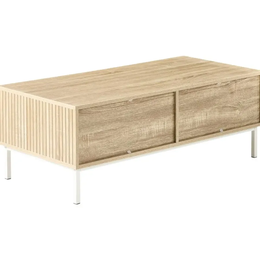Leen Bakker ROYALLA - Salontafel - Lichtbruin - MDF