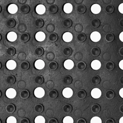 Merkloos Rubber ringmat op rol - Dikte 10 mm - Breedte 200 cm