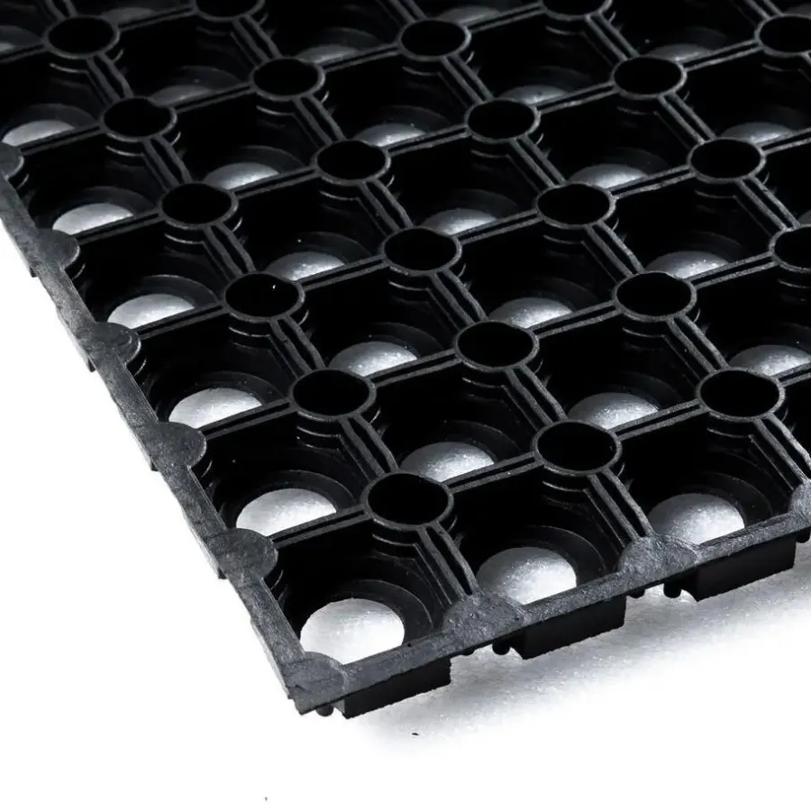 Deurmatten-Merkloos Rubber ringmat op rol - Dikte 23 mm - Breedte 150 cm - per 10 meter