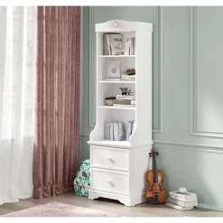 Boekenkasten|Boekenkasten-Leen Bakker Rustic boekenkast kast wit meisjeskamer