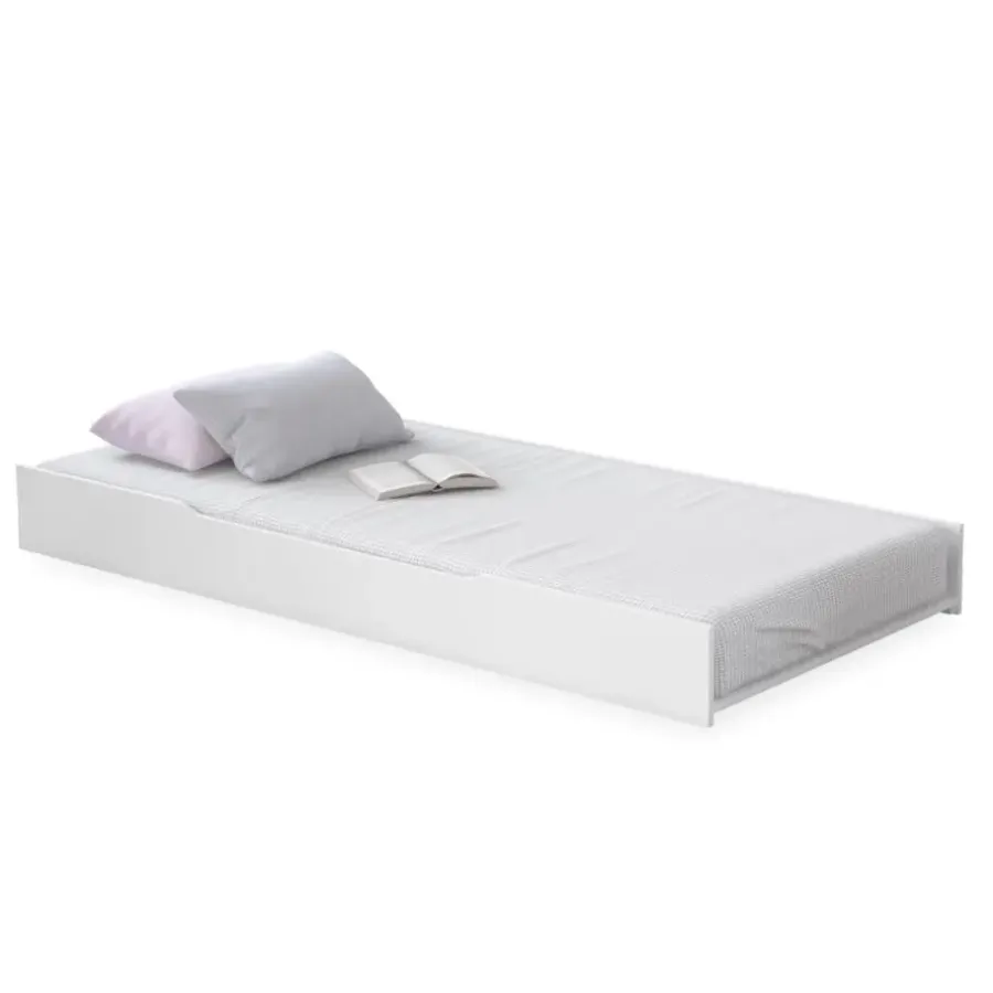 Kinderbedden-Leen Bakker Rustic hemelbed twijfelaar meisjesbed meisjeskamer 200 x 120 cm