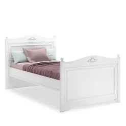 Kinderbedden-Merkloos Rustic meisjesbed meisjeskamer 200 x 100 cm