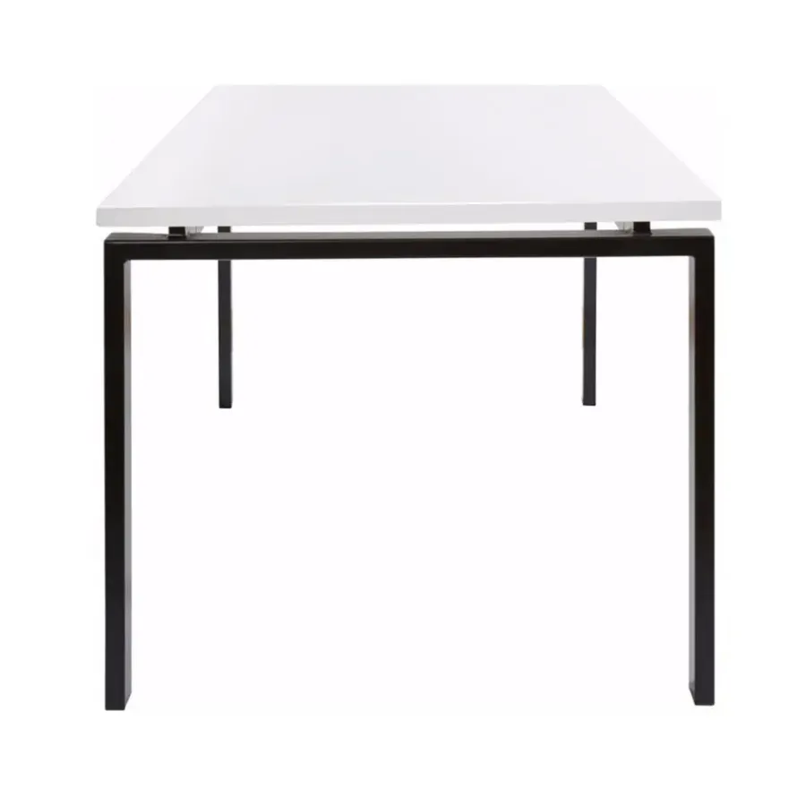 Loft24 Sabine - Eettafel 160x90 cm voor 8 in wit MDF