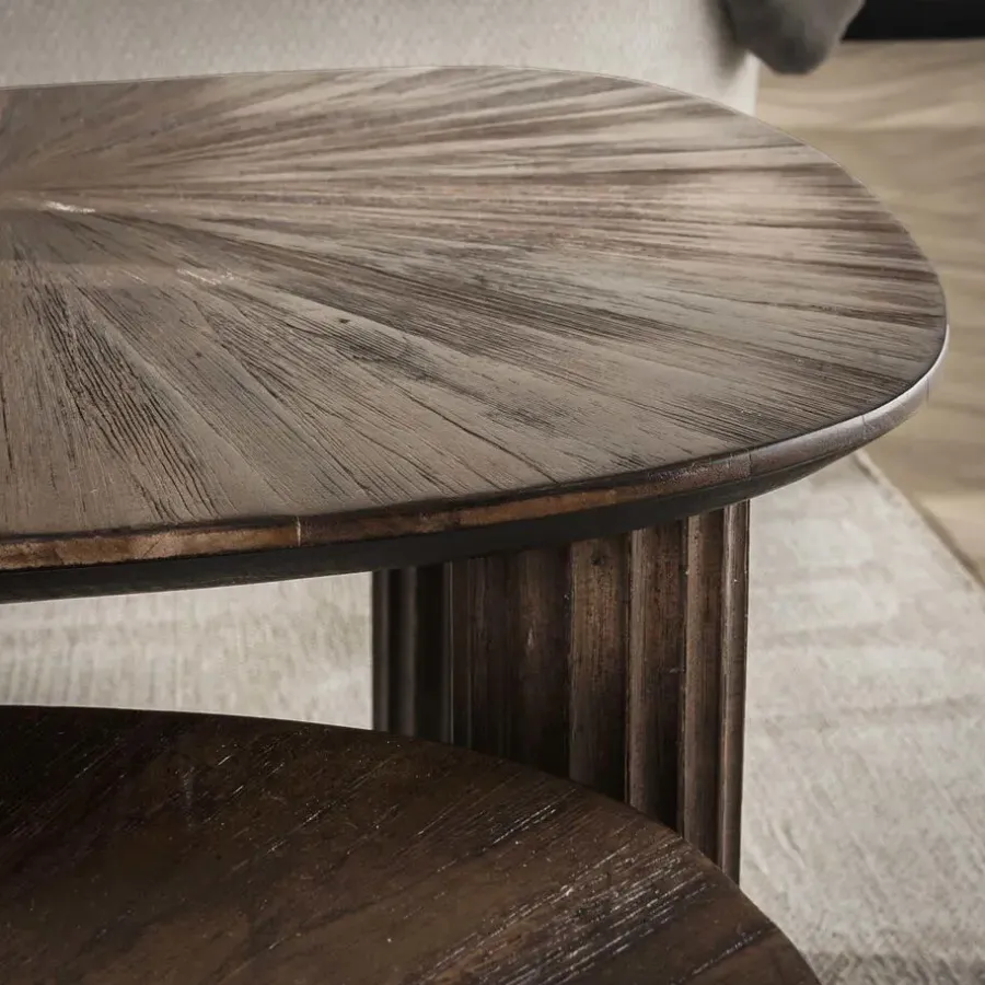 Giga Living Salontafel - Vierhoekig - Set Van 2 - Teakhout - Maya