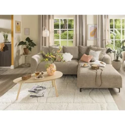 Salontafels-Leen Bakker Salontafel Arvin - naturelkleur - 50x100x40 cm