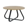 Salontafels-Giga Living Salontafel Rond Ø80cm - Naturel Eiken - Cesura