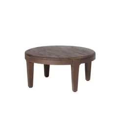 Salontafels-Giga Meubel Salontafel Set van 2 - Acaciahout - Rond - Tafel Mio