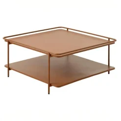 Giga Living Salontafel Terra Metaal - 75x75x34,3cm - Yuba