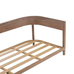 Leen Bakker SAMPIERI - Tuinbank met salontafel - Bruin/ Lichtbeige - Aluminium