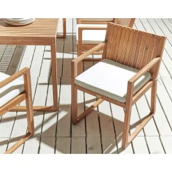 Beliani SASSARI - Tuinkussen - Wit - 46 x 46 cm - Polyester