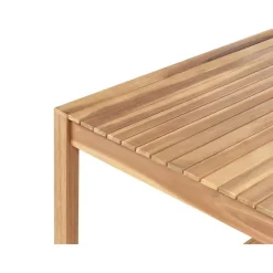 Beliani SASSARI II - Tuintafel - Lichte houtkleur - 90 x 180 cm - Acaciahout