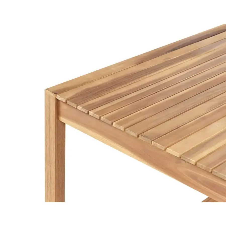 Beliani SASSARI II - Tuintafel - Lichte houtkleur - 90 x 180 cm - Acaciahout