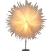 Beliani SATOPANTH - Kerstdecoratie ster lamp - Gebroken wit - Papier