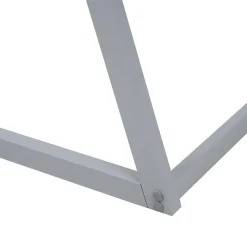 Kinderbedden-Beliani SAURAT - Kinderbed - Grijs - 90 x 200 cm - Dennenhout